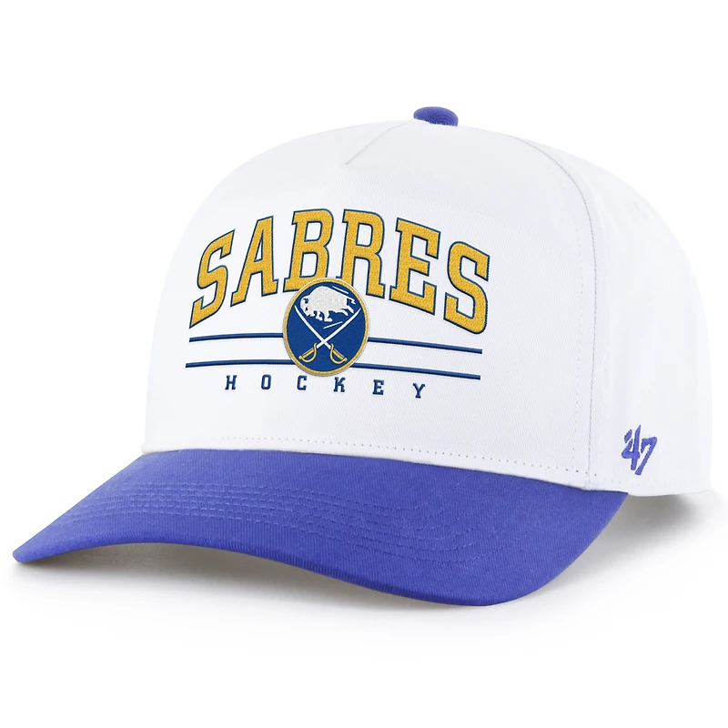 Men's '47 White/Royal Buffalo Sabres Roscoe Two-Tone Hitch Adjustable Hat