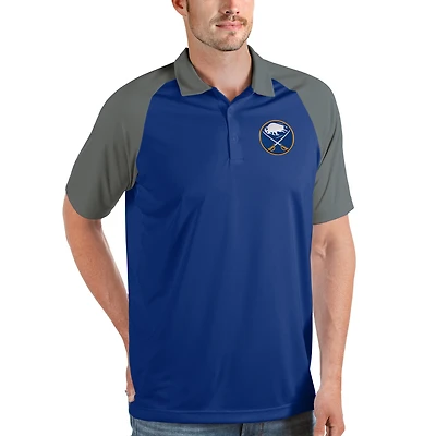 Men's Antigua Royal Buffalo Sabres Nova Polo