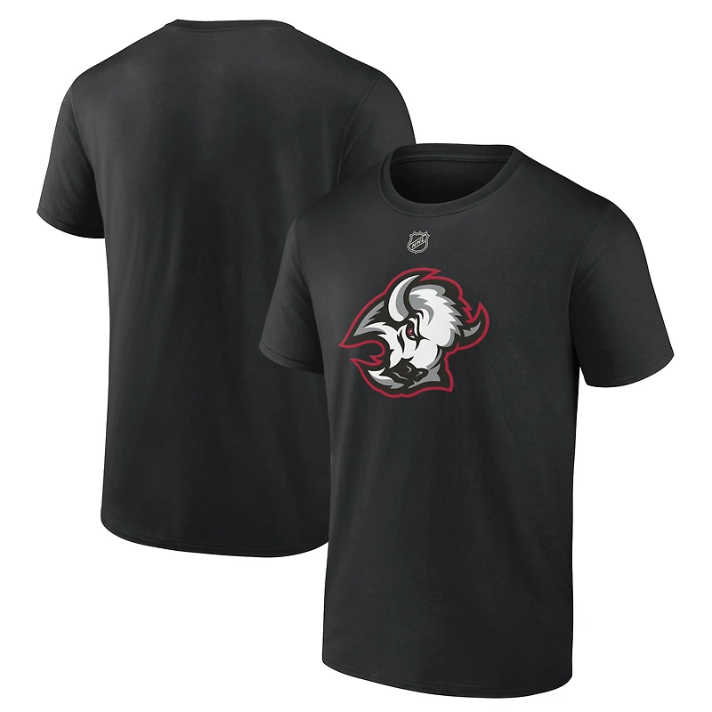 Men's Black Buffalo Sabres Alternate Logo T-Shirt