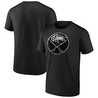 Men's  Black Buffalo Sabres Iced Out T-Shirt
