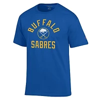 Men's Champion  Royal Buffalo Sabres Primary Logo Jersey T-Shirt
