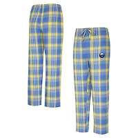 Men's Concepts Sport Royal/Gold Buffalo Sabres Region Flannel Sleep Pants