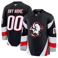 Maillot personnalisé de qualité supérieure alternatif Fanatics Black Buffalo Sabres pour hommes
