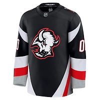 Maillot personnalisé de qualité supérieure alternatif Fanatics Black Buffalo Sabres pour hommes