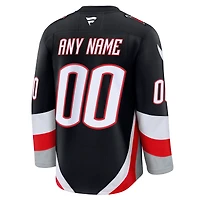 Maillot personnalisé de qualité supérieure alternatif Fanatics Black Buffalo Sabres pour hommes