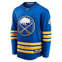 Men's Fanatics Bowen Byram Royal Buffalo Sabres Home Breakaway Jersey