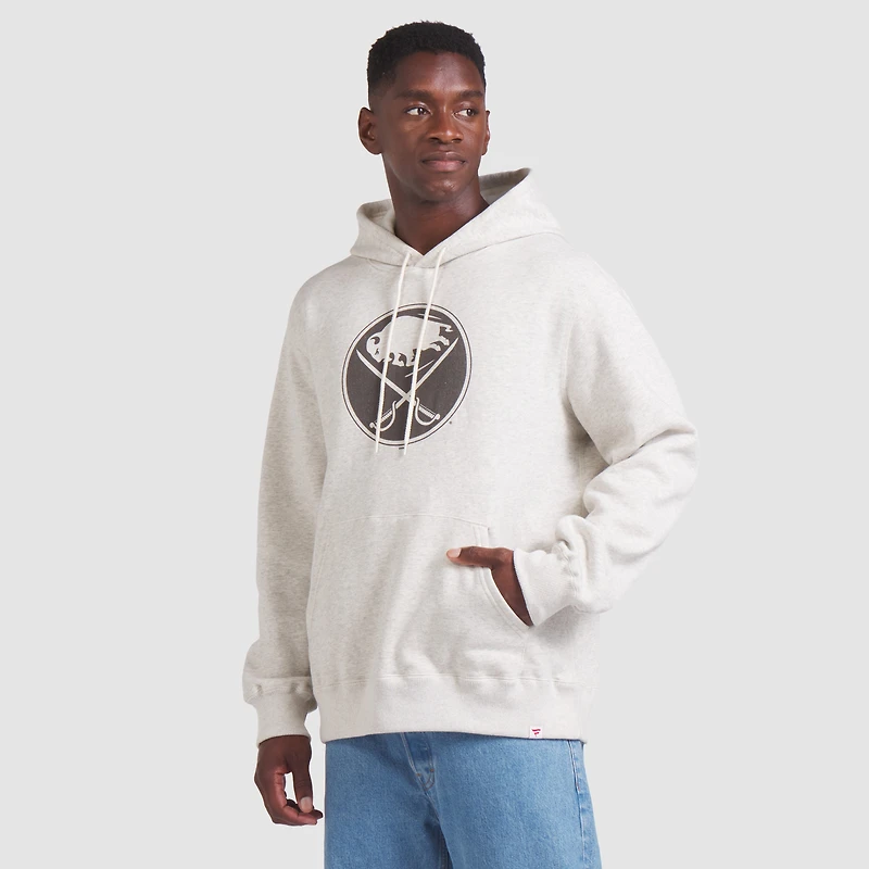 Sweat à capuche enfiler Fanatics Cream Buffalo Sabres pour hommes fabriqué au Canada