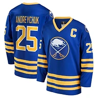 Men's Fanatics Dave Andreychuk Royal Buffalo Sabres Breakaway Retired Player Jersey