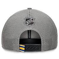 Men's Fanatics Gray Buffalo Sabres Authentic Pro Home Ice Trucker Adjustable Hat