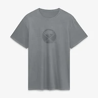 T-shirt Fanatics gris Buffalo Sabres Core Beach Wash pour homme