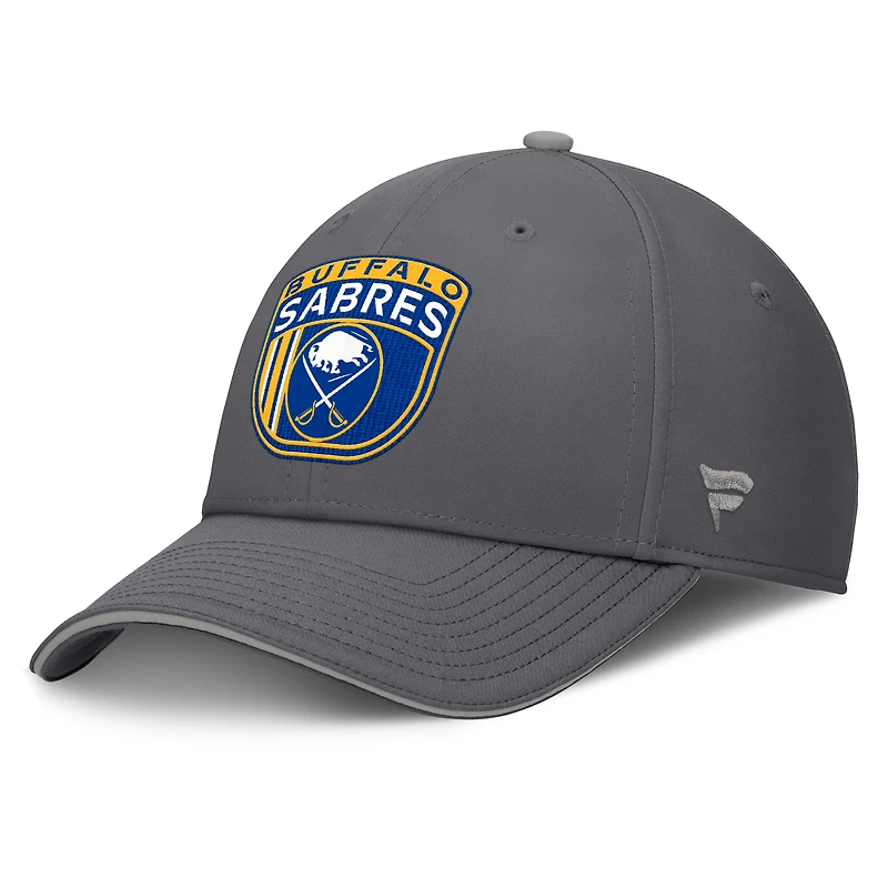 Men's Fanatics Gray Buffalo Sabres Home Ice Flex Hat