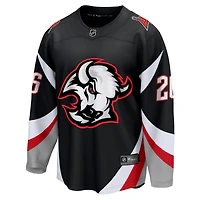 Maillot de joueur suppléant Premier Breakaway noir des Sabres Buffalo Fanatics Rasmus Dahlin pour hommes