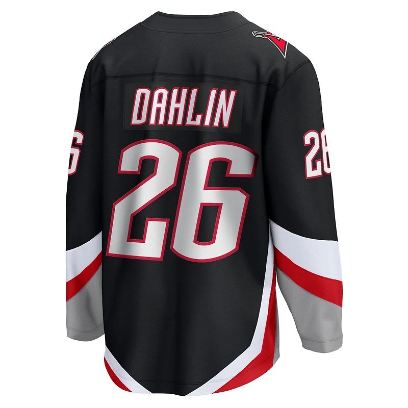 Maillot de joueur suppléant Premier Breakaway noir des Sabres Buffalo Fanatics Rasmus Dahlin pour hommes