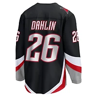 Maillot de joueur suppléant Premier Breakaway noir des Sabres Buffalo Fanatics Rasmus Dahlin pour hommes