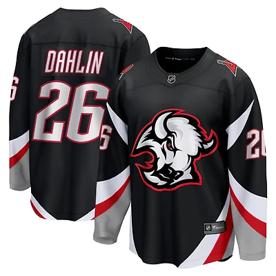 Maillot de joueur suppléant Premier Breakaway noir des Sabres Buffalo Fanatics Rasmus Dahlin pour hommes