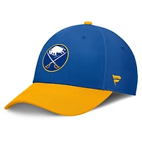 Men's Fanatics Royal/Gold Buffalo Sabres Authentic Pro Rink Flex Hat