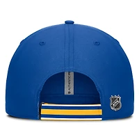 Casquette ajustable authentique Pro Ripstop Royal/Gold Buffalo Sabres Fanatics pour homme