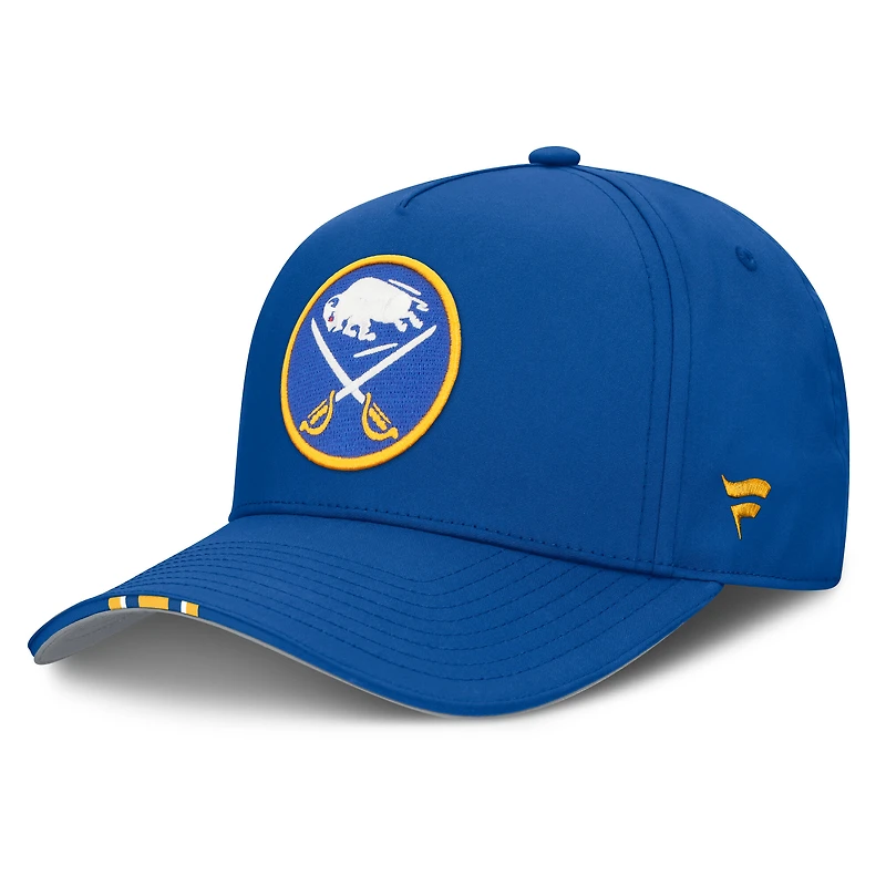 Men's Fanatics Royal Buffalo Sabres 2025 NHL Draft Authentic Pro On-Stage Podium A-Frame Adjustable Hat