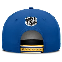 Men's Fanatics Royal Buffalo Sabres 2025 NHL Draft Authentic Pro On-Stage Podium A-Frame Adjustable Hat