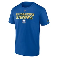 T-shirt authentique Pro Core pour hommes Fanatics Royal Buffalo Sabres