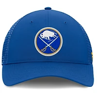 Men's Fanatics Royal Buffalo Sabres Authentic Pro Home Ice Trucker Adjustable Hat
