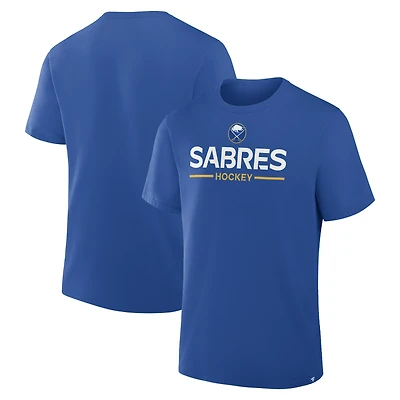 Men's Fanatics Royal Buffalo Sabres Authentic Pro Primary T-Shirt