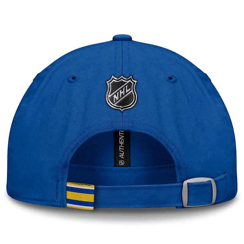 Men's Fanatics Royal Buffalo Sabres Authentic Pro Prime Adjustable Hat