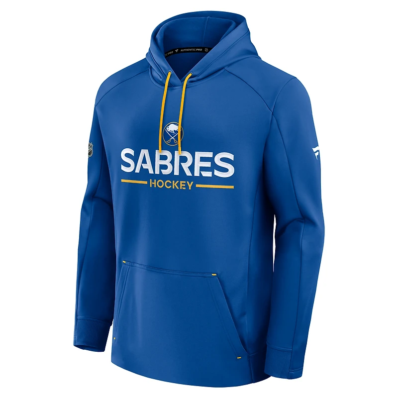 Men's Fanatics Royal Buffalo Sabres Authentic Pro Rink Hoodie