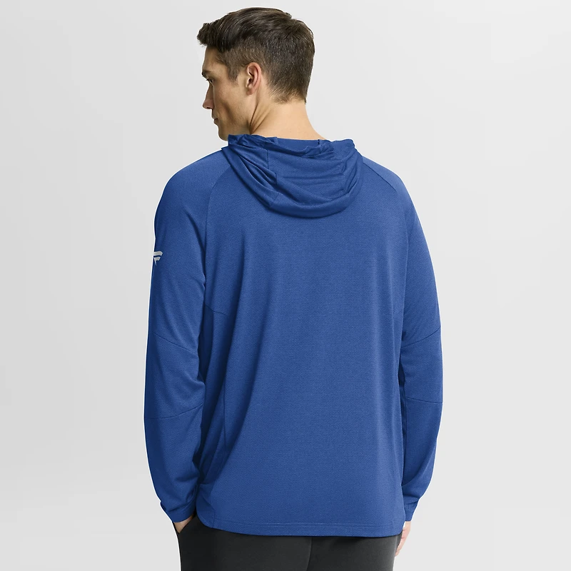 Sweat à capuche raglan authentique Pro Rink des Royal Buffalo Sabres Fanatics pour hommes