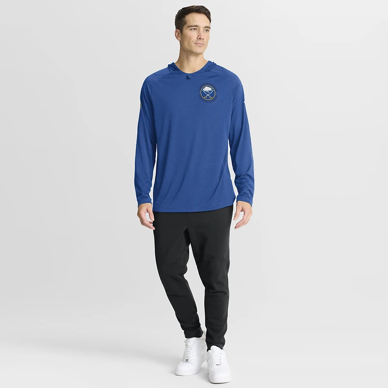 Men's Fanatics Royal Buffalo Sabres Authentic Pro Rink Raglan Hoodie