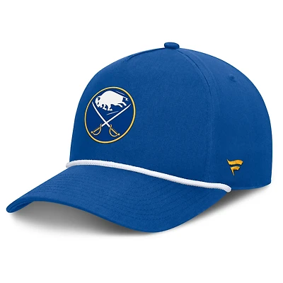Men's Fanatics Royal Buffalo Sabres Authentic Pro Rink Roper A-Frame Adjustable Hat