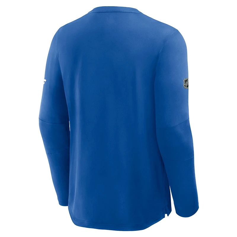Men's Fanatics Royal Buffalo Sabres Authentic Pro Rink Tech Long Sleeve T-Shirt