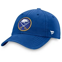 Casquette réglable avec logo principal Fanatics Royal Buffalo Sabres Core pour hommes