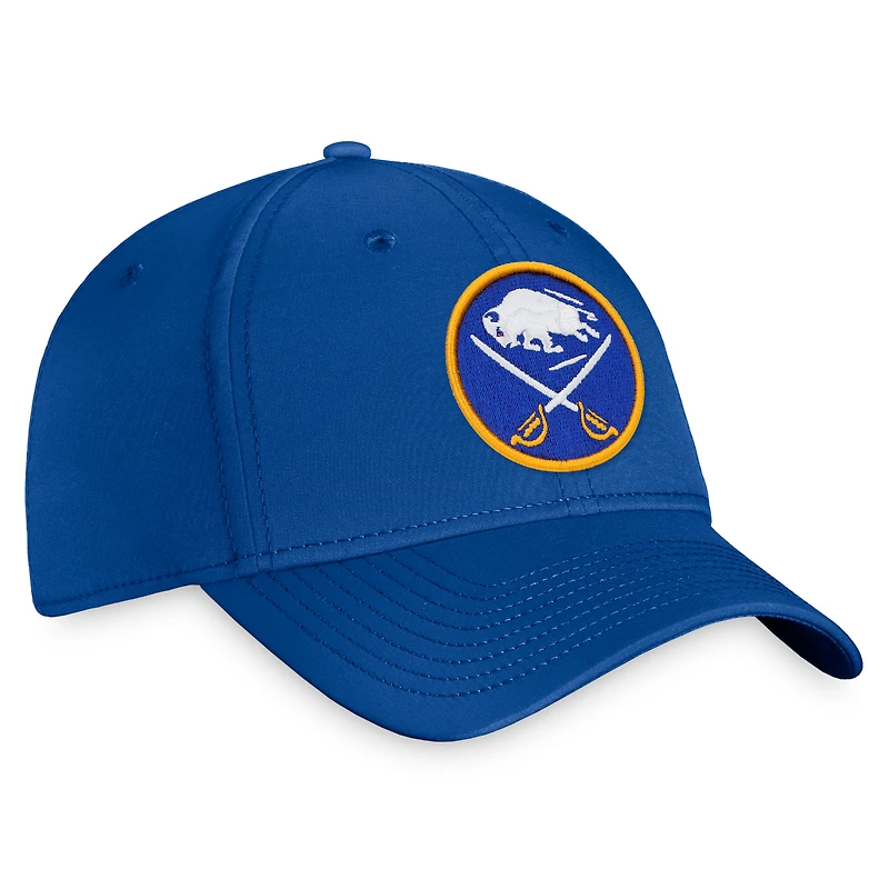 Casquette flexible avec logo principal Fanatics Royal Buffalo Sabres pour hommes