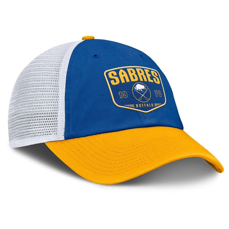 Casquette ajustable unique Fanatics Royal Buffalo Sabres Fundamental pour hommes