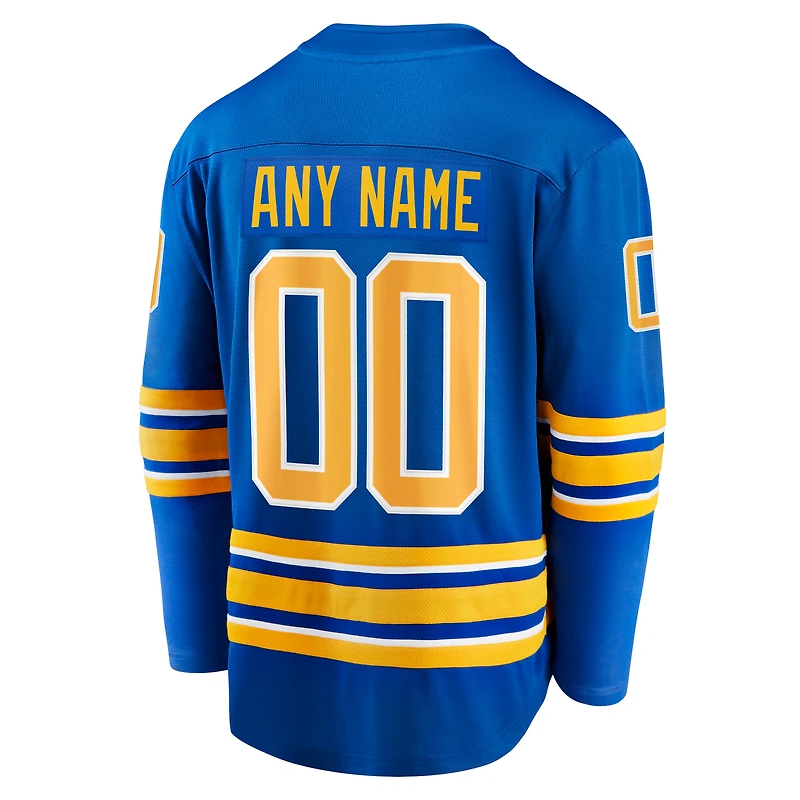 Men's Fanatics Royal Buffalo Sabres Home  Breakaway Custom Jersey