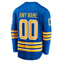 Men's Fanatics Royal Buffalo Sabres Home  Breakaway Custom Jersey
