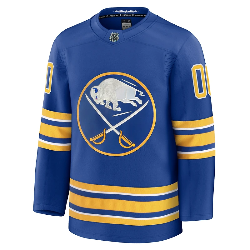 Maillot personnalisé haut de gamme Fanatics Royal Buffalo Sabres Domicile pour hommes