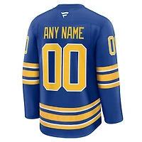 Maillot personnalisé haut de gamme Fanatics Royal Buffalo Sabres Domicile pour hommes
