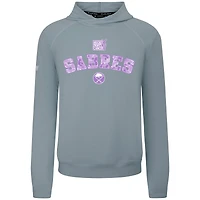Men's Levelwear  Gray Buffalo Sabres Hockey Fights Cancer Mandate Tri-Blend Hoodie