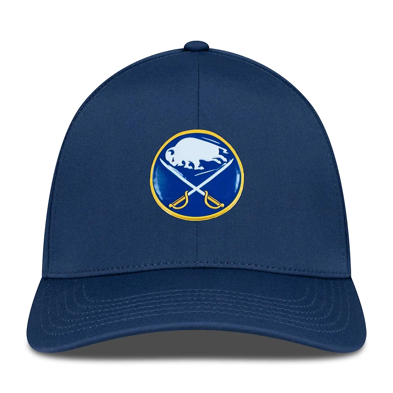 Casquette Zeta Insignia Core Flex bleu marine pour homme de Levelwear Buffalo Sabres
