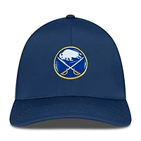 Casquette Zeta Insignia Core Flex bleu marine pour homme de Levelwear Buffalo Sabres