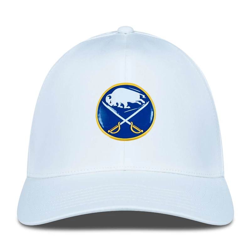 Casquette Zeta Insignia Core Flex pour homme des Sabres de Buffalo blancs Levelwear