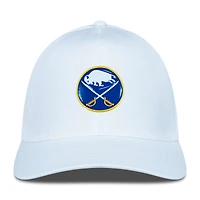 Casquette Zeta Insignia Core Flex pour homme des Sabres de Buffalo blancs Levelwear