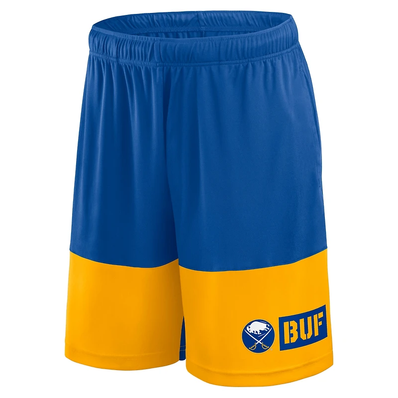 Short Athletic Royal Buffalo Sabres pour homme avec logo Best of the
