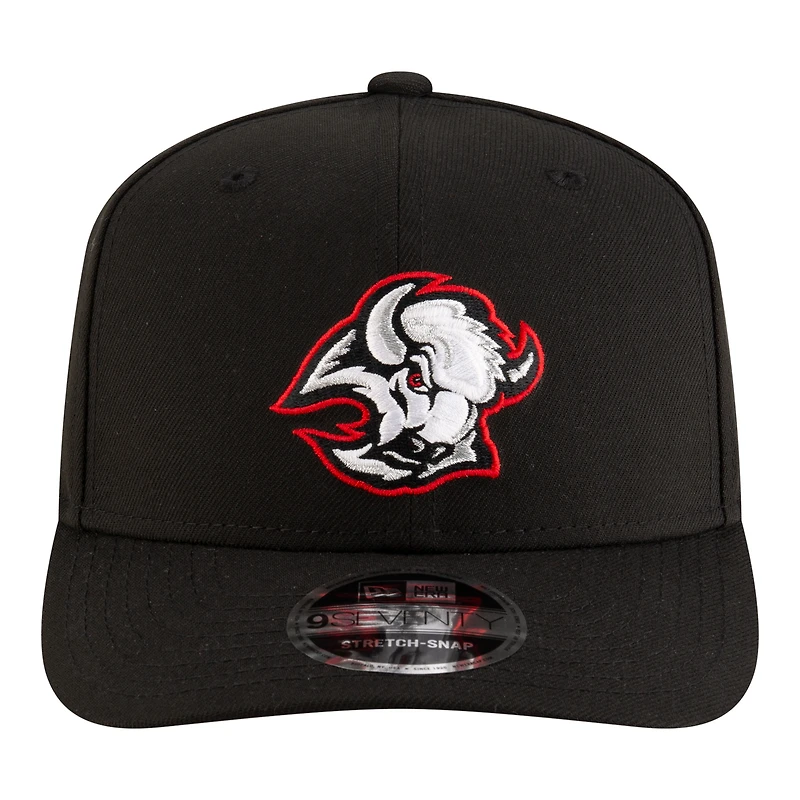 Casquette ajustable New Era Buffalo Sabres 9SEVENTY noire pour homme