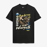 Men's New Era  Black Buffalo Sabres On the Warpath T-Shirt