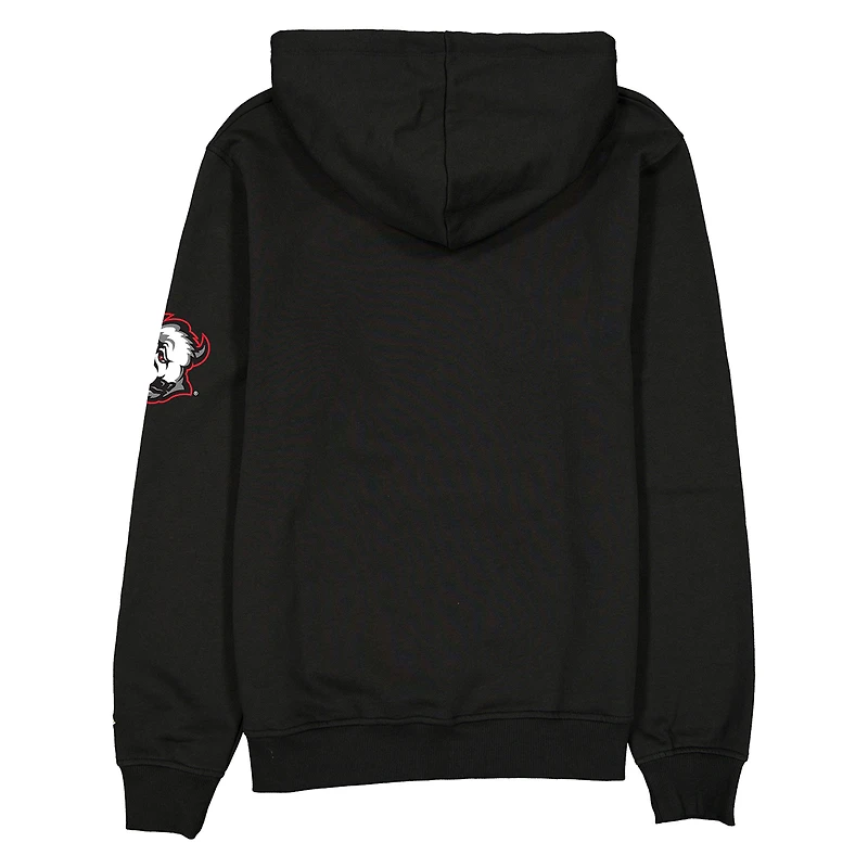 Sweat à capuche New Era pour homme, couleur crème, motif Buffalo Sabres Wagon Defender