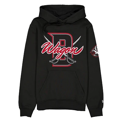 Sweat à capuche New Era pour homme, couleur crème, motif Buffalo Sabres Wagon Defender