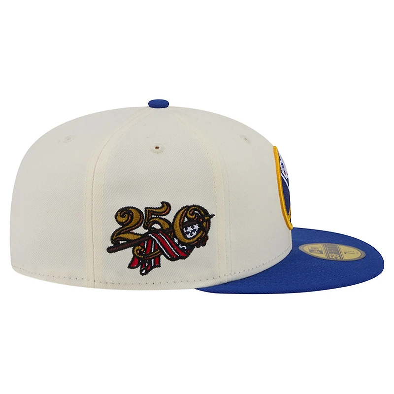 Men's New Era Cream Buffalo Sabres 250th Anniversary of the United States Two-Tone 59FIFTY Fitted Hat